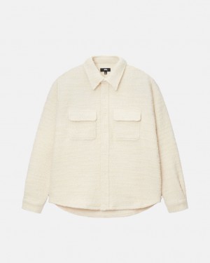 Košile Stussy Boucle Vlna Cpo Natural | MWAJZ-8607