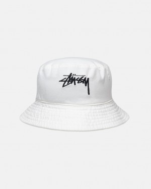 Pokrývky Hlavy Stussy Bucket Hat Big Stock Natural | FUQZR-5107