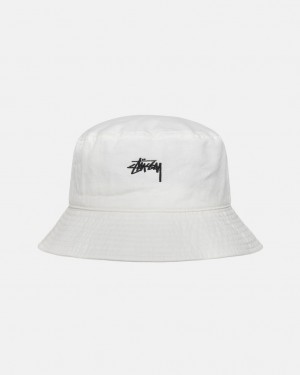 Pokrývky Hlavy Stussy Bucket Hat Stock Natural | IXYMK-8927