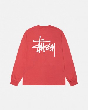 Tričko Stussy Basic Ls Pepper | QTBEH-6452