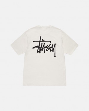 Tričko Stussy Basic Pigment Dyed Natural | FOJGX-6209