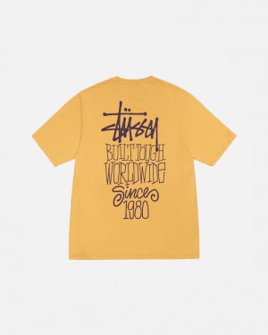 Tričko Stussy Built Tough Pigment Dyed Honey | FCDTY-8476