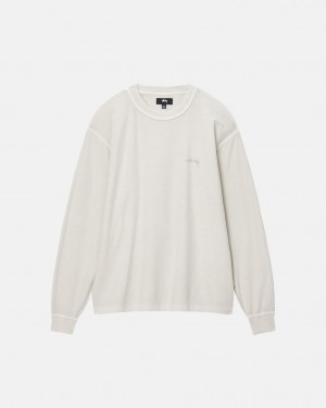 Tričko Stussy Lazy Ls Bone | MLVYN-0824