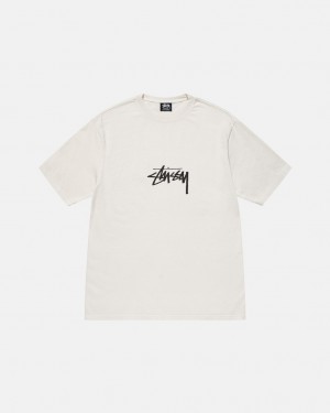Tričko Stussy Small Stock Pigment Dyed Natural | EZQJF-2148