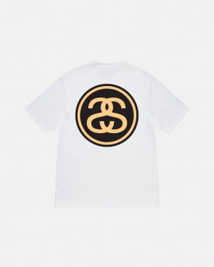 Tričko Stussy Ss-link Bílé | DZEHP-4170